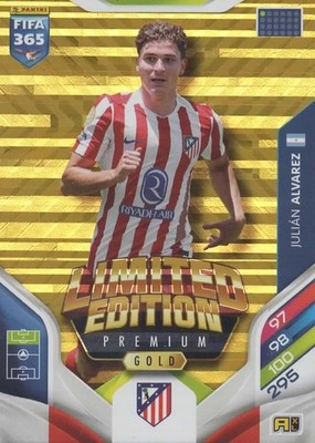 Panini Fifa 365 2026 Limited Edition Premium Gold Julian Alvarez  Atletico Madr