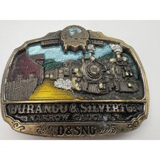 Vintage 1983 Durango Silverton Narrow Gauge Railroad Belt Buckle Limited 137