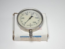 Ashcroft 10-1008SL-02L-200 4" Pressure Gauge 0-200PSI 1/4"NPT Bottom Connecti...