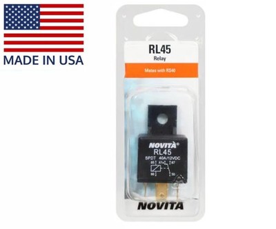 Novita RL45 5-Pin Electronic Turn Signal Flasher Relay Hazard LED Light Bulb USA