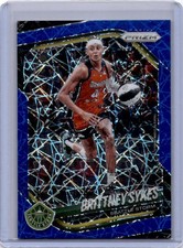 2025 Panini Prizm WNBA #121 Brittney Sykes Blue Velocity Prizms