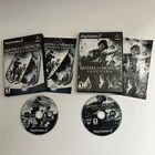 Medal of Honor Vanguard & European Assault - PlayStation 2 PS2 W/ Manual Tested