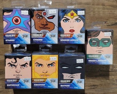 2024 NEW Ultimate Guard Squaroes Deck Box D.C. Justice League Lot of 7, MINT
