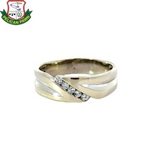 Men's Diamond Wedding Band .20 CTW 10K White Gold PBR106988