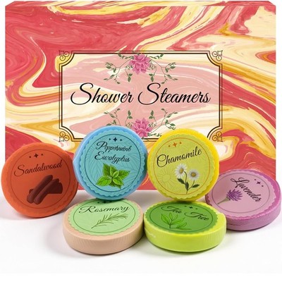 Travel Shower Steamers Aromatherapy Gift Set Essential Oils for Women Men