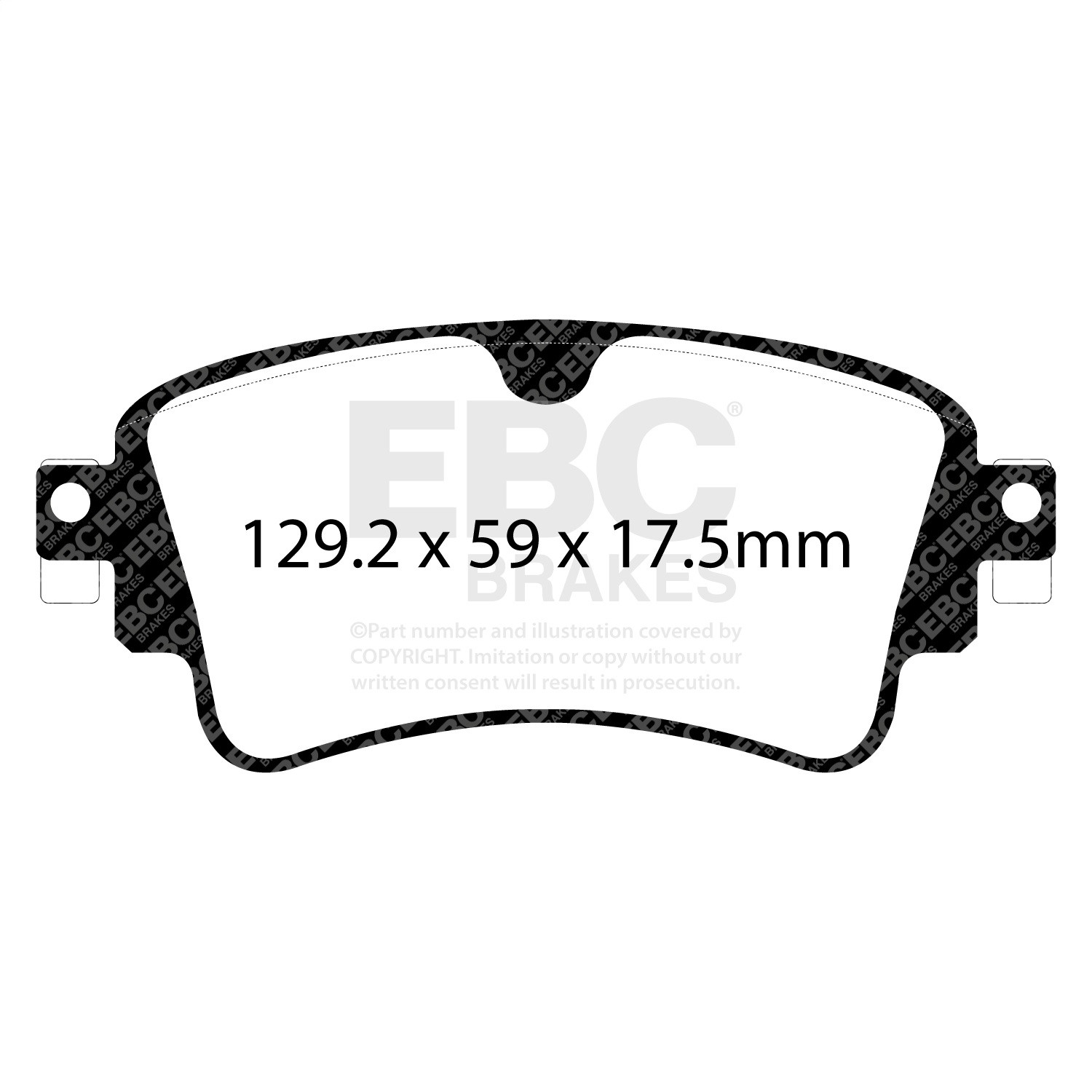 EBC Brakes UD1898 Ultimax  Brake Pads