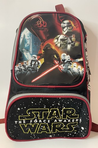 Star Wars Backpack Lunchbox Force Awakens Kylo Ren First Order Stormtrooper - Picture 1 of 9