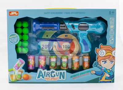 SCHIESSPISTOLE BLASTER MIT ZIELEN UND WEICHEN KUGEL DARTS KINDER SPASS SPIELZEUG WEIHNACHTSGESCHENK