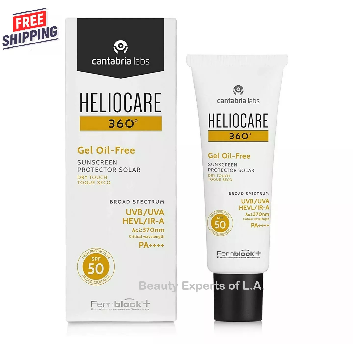 Гелевый солнцезащитный крем Heliocare 360 безмасляный Dry Touch SPF50 50 мл 5990₽