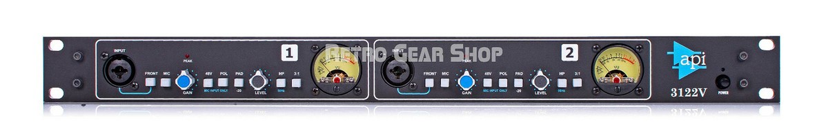 API 3122V 2-Channel Microphone Preamp Line Api Mint Open-Box | eBay
