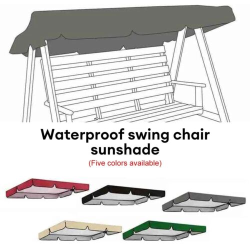 Gefaltet Grau Webseite Swing Stuhl Im Freien Wasserdicht Überdachung Hof - Bild 1 von 44