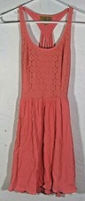 Princess Vera Wang Juniors XS Dress Pink Lace Geometric Open Back Sleeveless