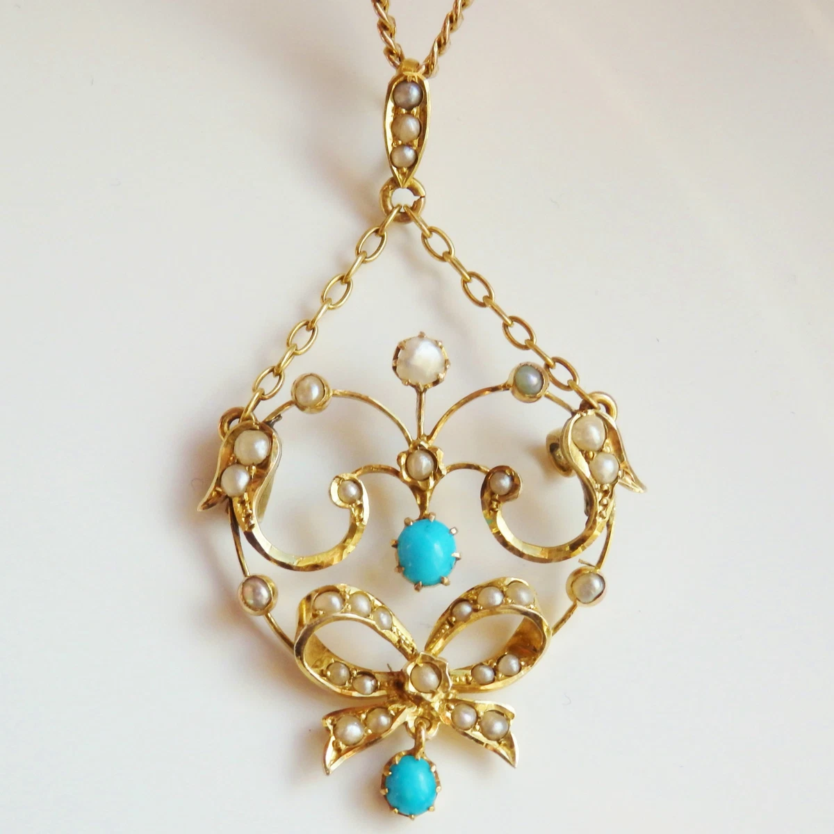 Edwardian hotsell pendant necklace