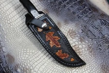 Custom Leather Knife Sheath Fits Buck 119 Special Fixed Blade Knife, Sheath Only