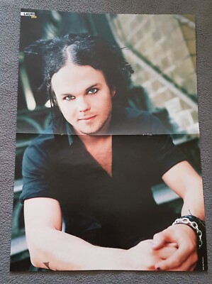 Rare Lauri Ylönen (The Rasmus) No Fear/Alyssa Milano full double paged poster