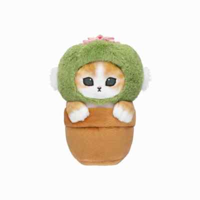 mofusand Saboten Nyan Cactus Plush Toy ''With a Flower'' Japan Limited Original