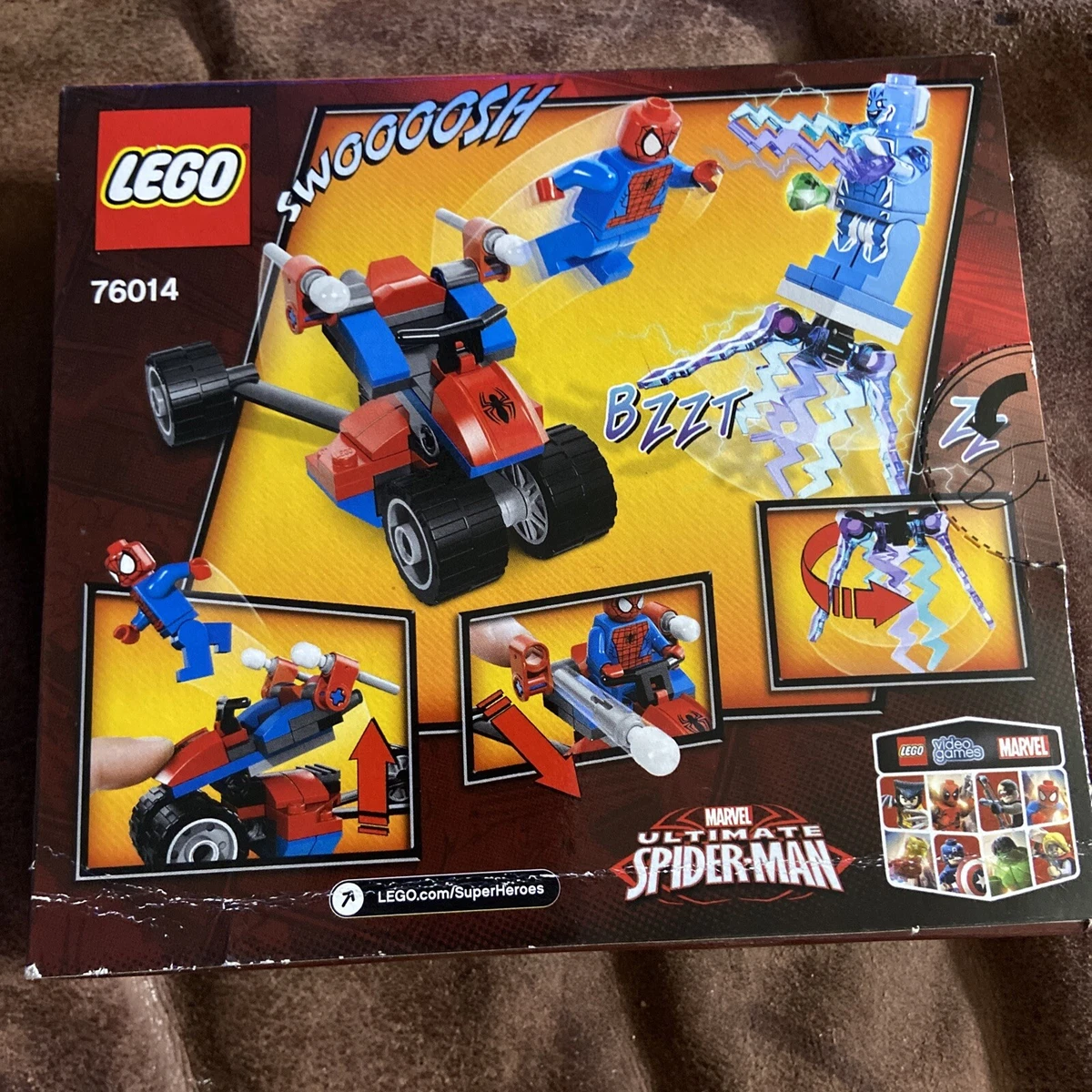 Lego Marvel Super Heroes Ultimate Spider Man 76014 Spider Trike vs. Electro CIB