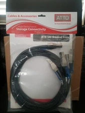 ATTO External SAS Breakout cable SFF8644 to x4 SFF8644 