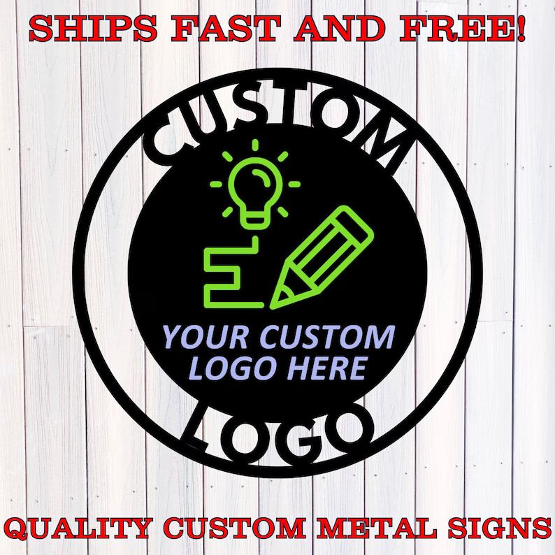 Wall Art Home Decor Metal Acrylic 3D Silhouette Poster USA Custom Logo Sign