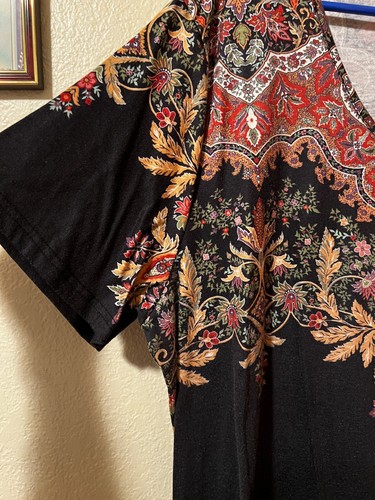 Preowned Women Bohemian Tunic Kimono Long Maxi Party Dress Plus Size 5XL - Picture 4 of 11