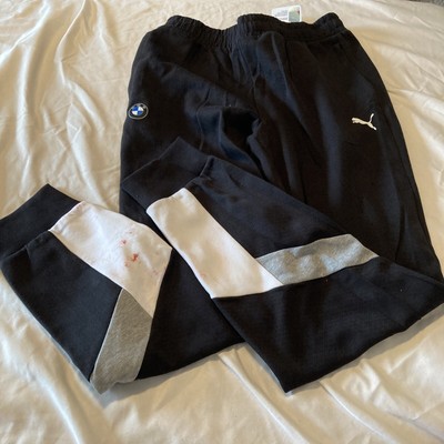 puma bmw motorsport sweatpant mens black size m $80
