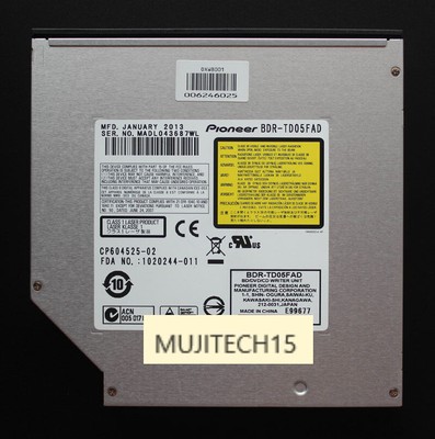 Original Pioneer BDR-TD05 6X 3D Blu-ray Burner Writer BD-RE DVD RW SATA Drive