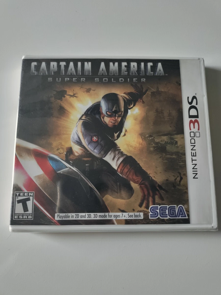 Captain America Super Soldier Nintendo 3DS Game 3DS SEALED RARE