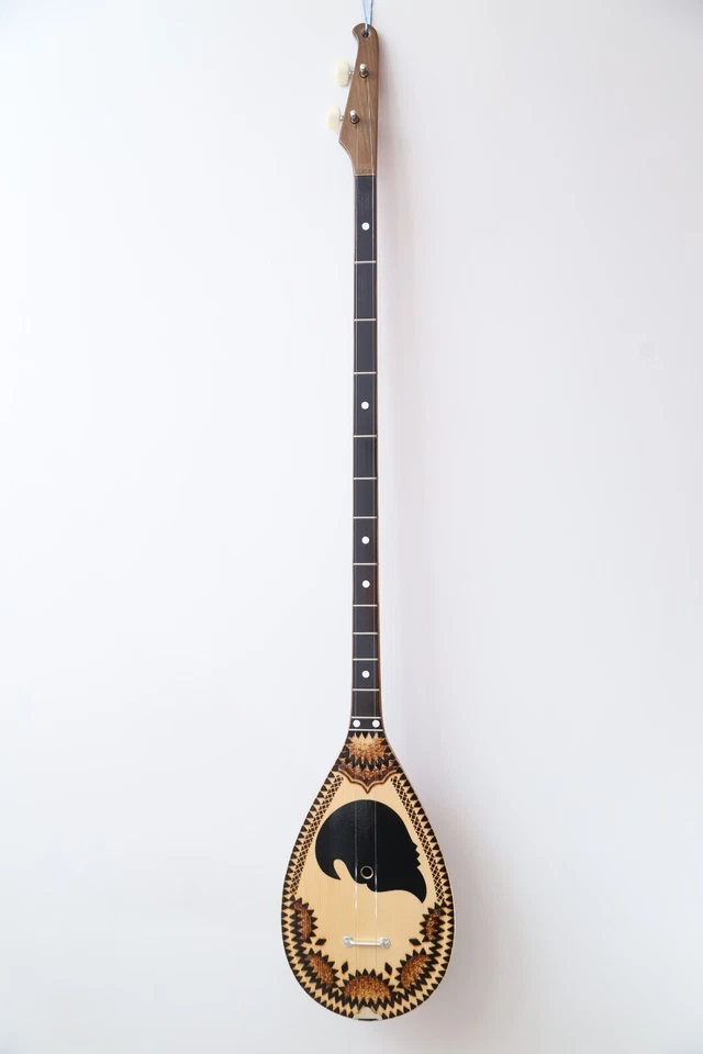 Albanian-Kosovo Cifteli Qifteli Çifteli. Pro Musical Instrument, Bagrem 97 cm - Image 2 of 4