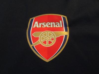  ARSENAL 上M 下S Men's Arsenal F.C. XL Jersey Soccer Futbol (Navy Blue with Light