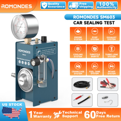 Automotive EVAP Smoke Machine Pipe System Vacuum Leak Detector Diagnostic Tester