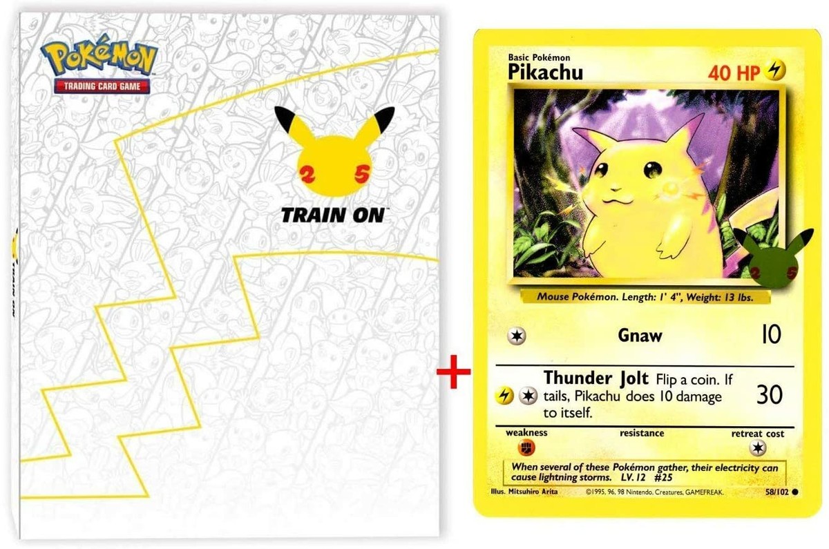 Pokemon 25th Anniversary First Partner Trading Card Binder Jumbo
