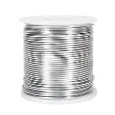 15 Gauge Aluminum Wire, 164 Feet 1.5mm Bendable Metal Craft Wire for Jewelry Mak