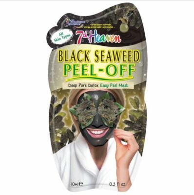 7th Heaven Black Seaweed Easy Peel-Off Mask Deep Pore Detox 1 Package