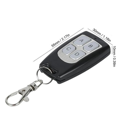 4-Channel Wireless Remote Control Switch With Receiver + Transmitter 443MHz - Picture 4 of 19