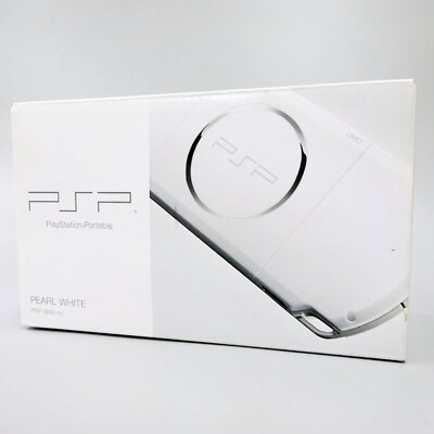 SONY PSP Playstation Portable Console Pearl White PSP-3000 PW