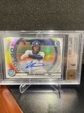 Jasson  Dominguez Bowman Scouts Top 100 Auto 35/50 Becket 9/9.