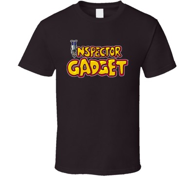 Inspector Gadget 80's Cartoon T Shirt - Brown Shirt