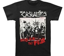 Vtg The Casualties Still For The Punx Cotton Black Full Size Unisex Shirt MM1201
