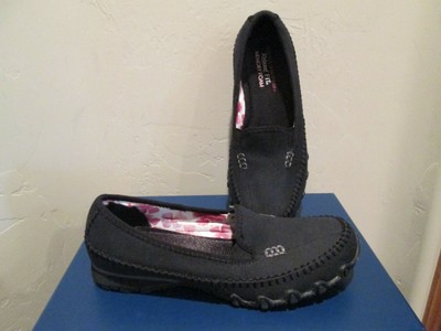 skechers slip on shoes with cut out