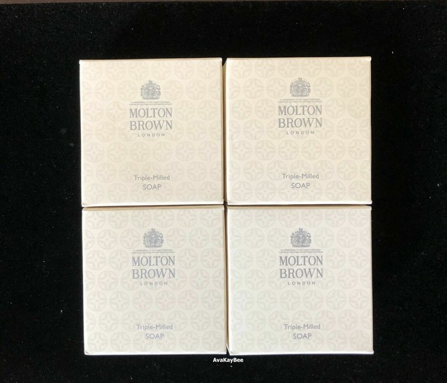MOLTON Brown 4 Triple Milled Ultra Pure Milk SOAP Boxed 1.59 oz NEW