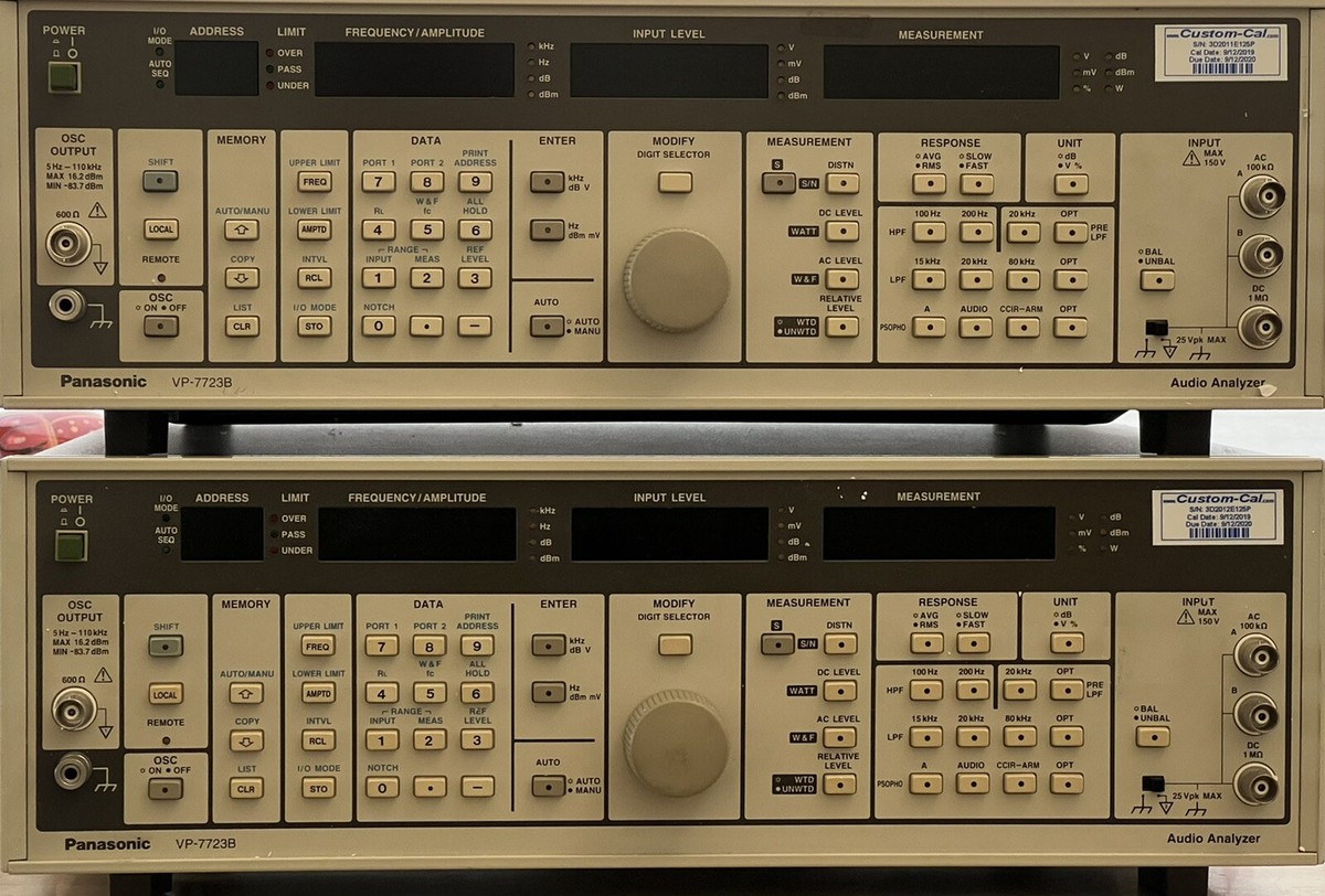その他 Panasonic VP-7731A Audio Analyzer Panasonic VP7731A Audio Analyzer Tested Working Good