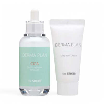 The Saem Derma Plan Cica Soothing Barrier Ampoule Special Set 2 pcs #mde