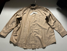 NWT's Roundtree  Yorke Gold Label Non Iron Tan Brown Shirt 2XB 2XLB Big
