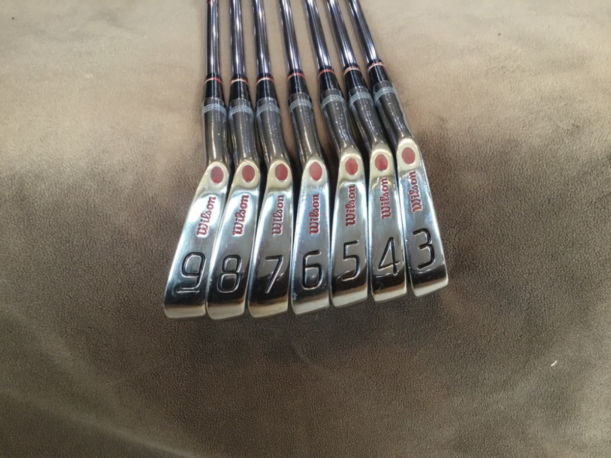1985 WILSON STAFF TOUR BLADE 3-9 Irons True Temper Dynamic Stiff