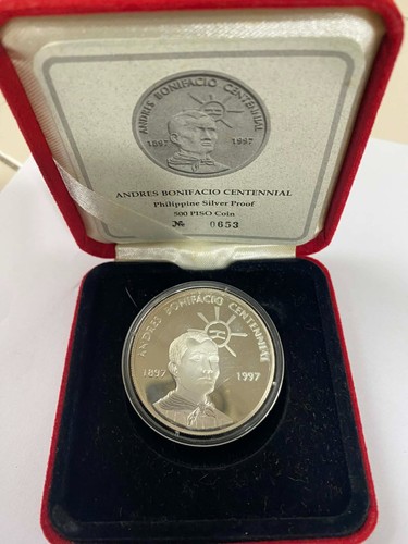 1997 ANDRES BONIFACIO Philippine Banko Sentral 500 Piso w/ Scratches Reverse