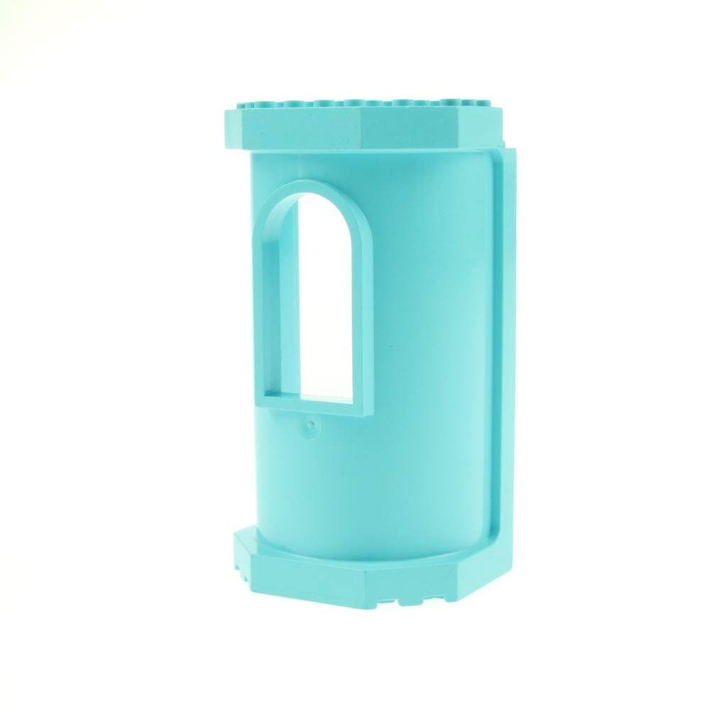 1x LEGO BElville Tower Wall Wand 6x8x12 Sky Blue Arch Window 4493557 33213