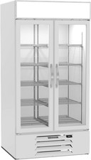 Beverage Air MarketMax 39.5" White Glass Door Refrigerator Merchandiser
