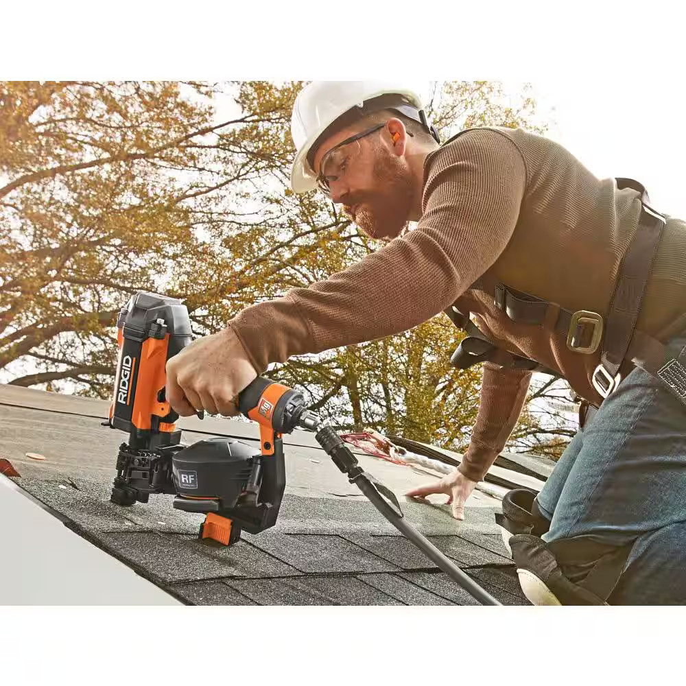 RIDGID R175RNF 15 Degree 1-3/4 in. Coil Roofing Nailer