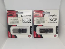 2 PACK Kingston 16GB Datatraveler 101 DT101G2/16GBZ