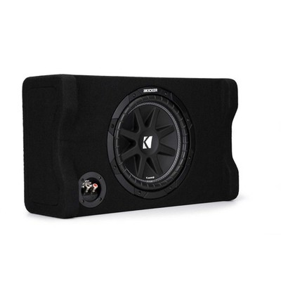 Kicker 48CDF104 Comp 10'' Subwoofer in Down Firing enclosure, 4-Ohm